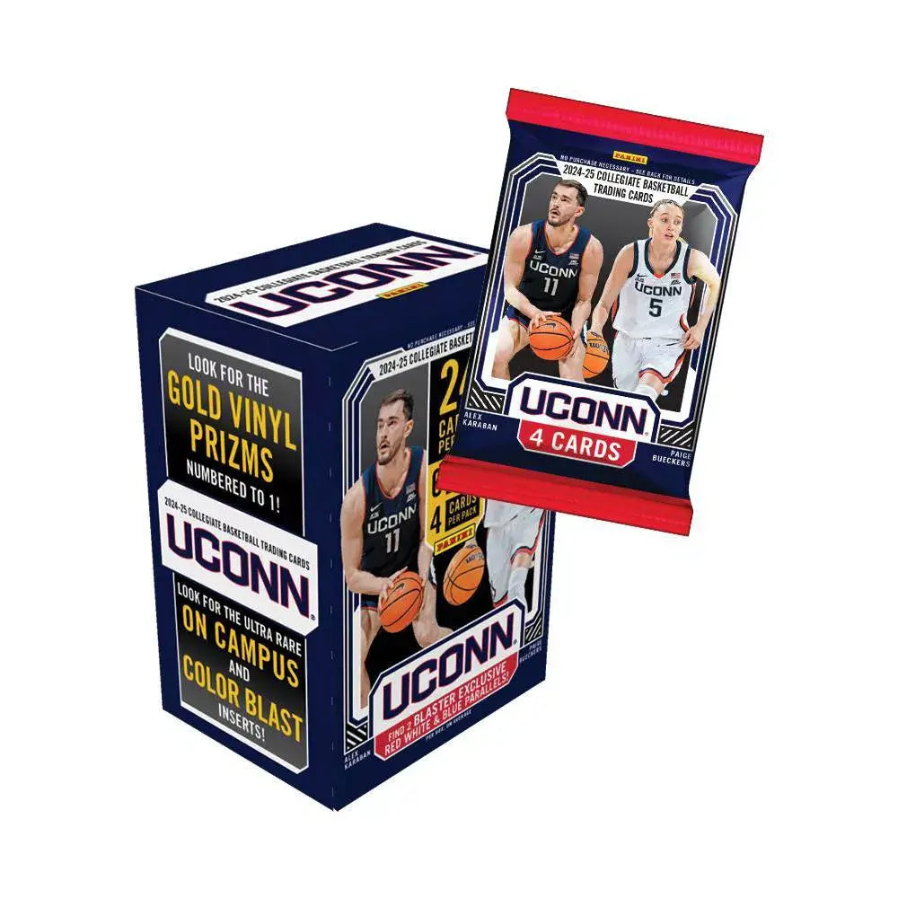 2024-25 Panini University of Connecticut Collegiate Basketball Trading Card Blaster Box