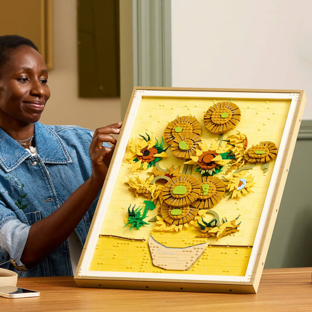 LEGO® Art Vincent van Gogh – Sunflowers Wall Artwork Building Set 31215