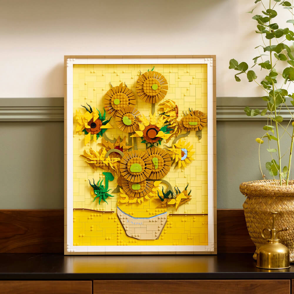 LEGO® Art Vincent van Gogh – Sunflowers Wall Artwork Building Set 31215