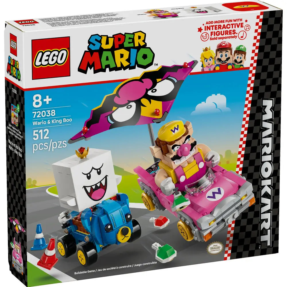 LEGO® Super Mario Mario Kart Wario & King Boo (72038)