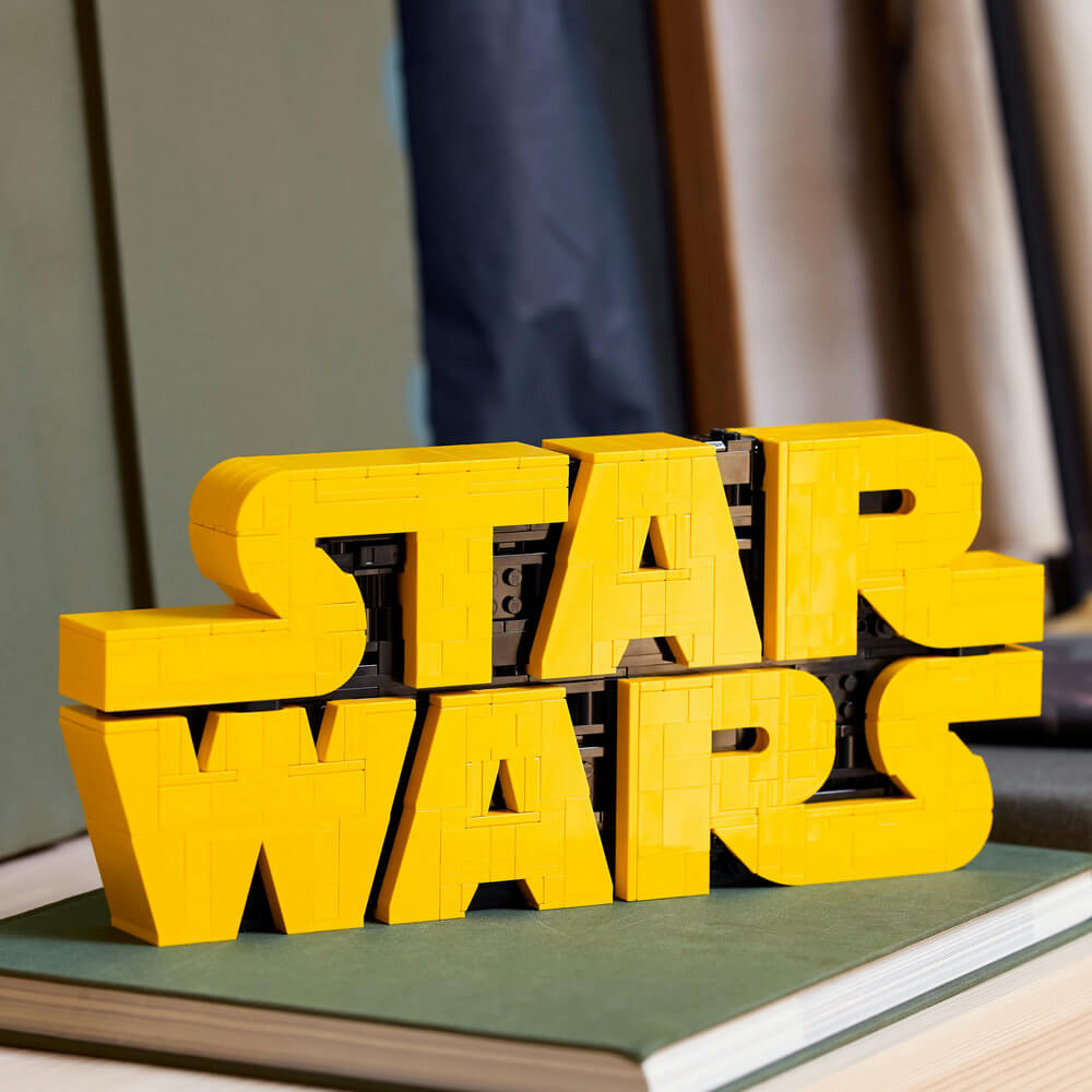 LEGO® Star Wars™ Brick-Built Star Wars Logo Sign 75407