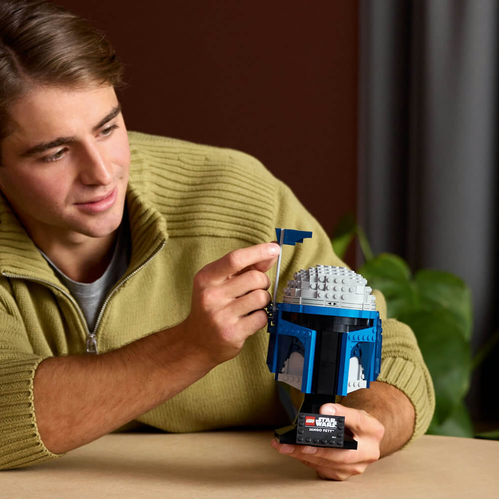 LEGO® Star Wars™ Jango Fett™ Helmet Buildable Model Kit for Adults 75408