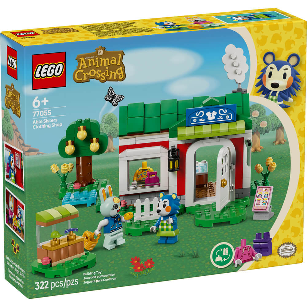 LEGO® Animal Crossing Able Sisters Clothing Shop Building Kit 77055