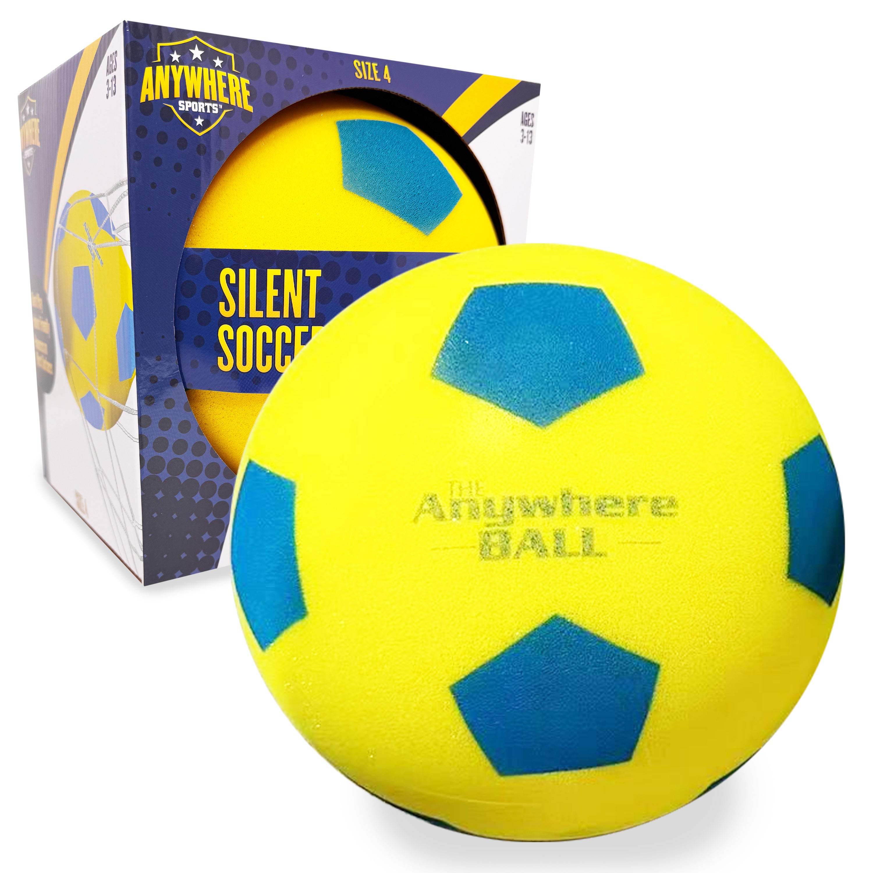 Thin Air Brands Silent Soccer Ball 8-Inch