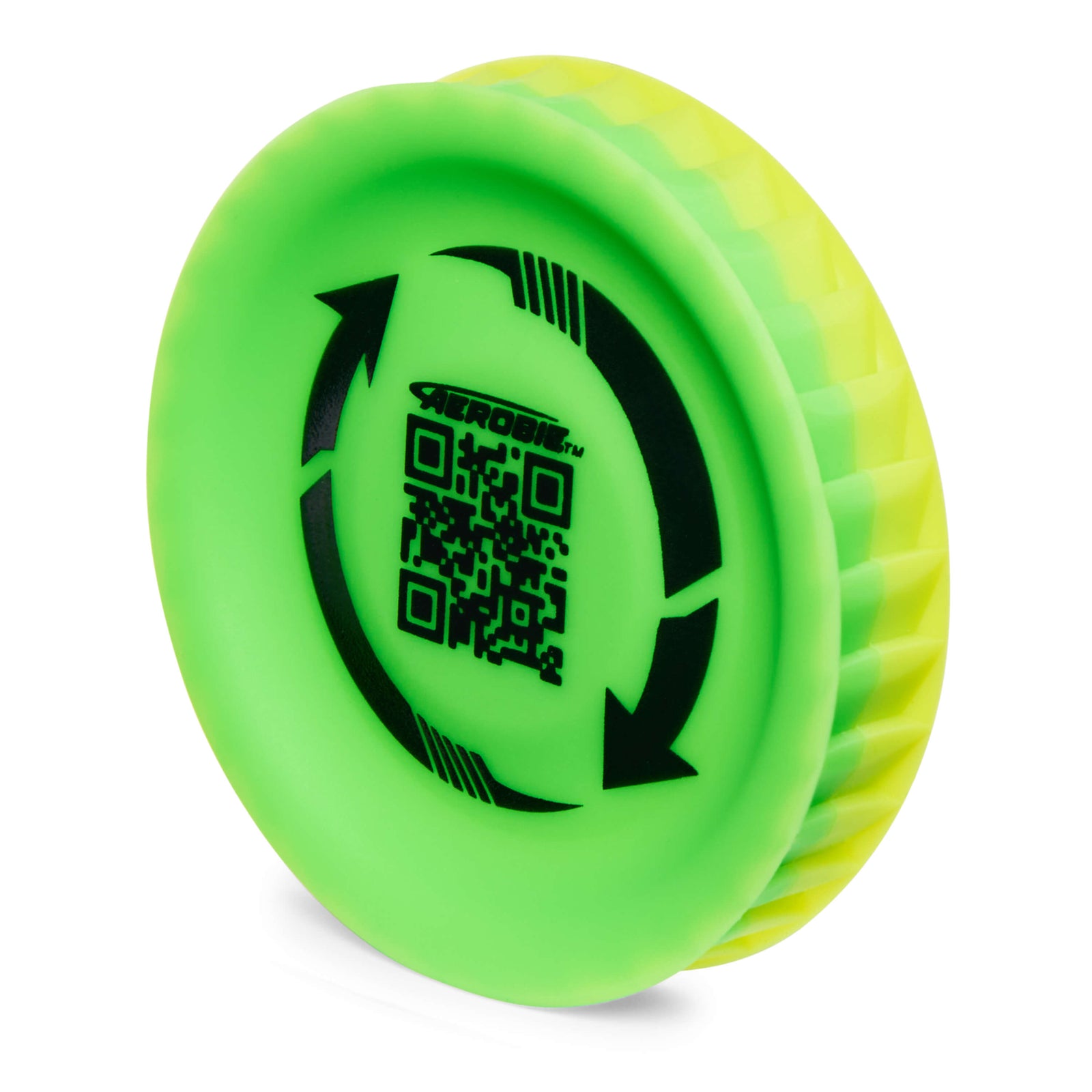 Aerobie Pro Lite Miniature Throwing Disc (Green and Yellow)