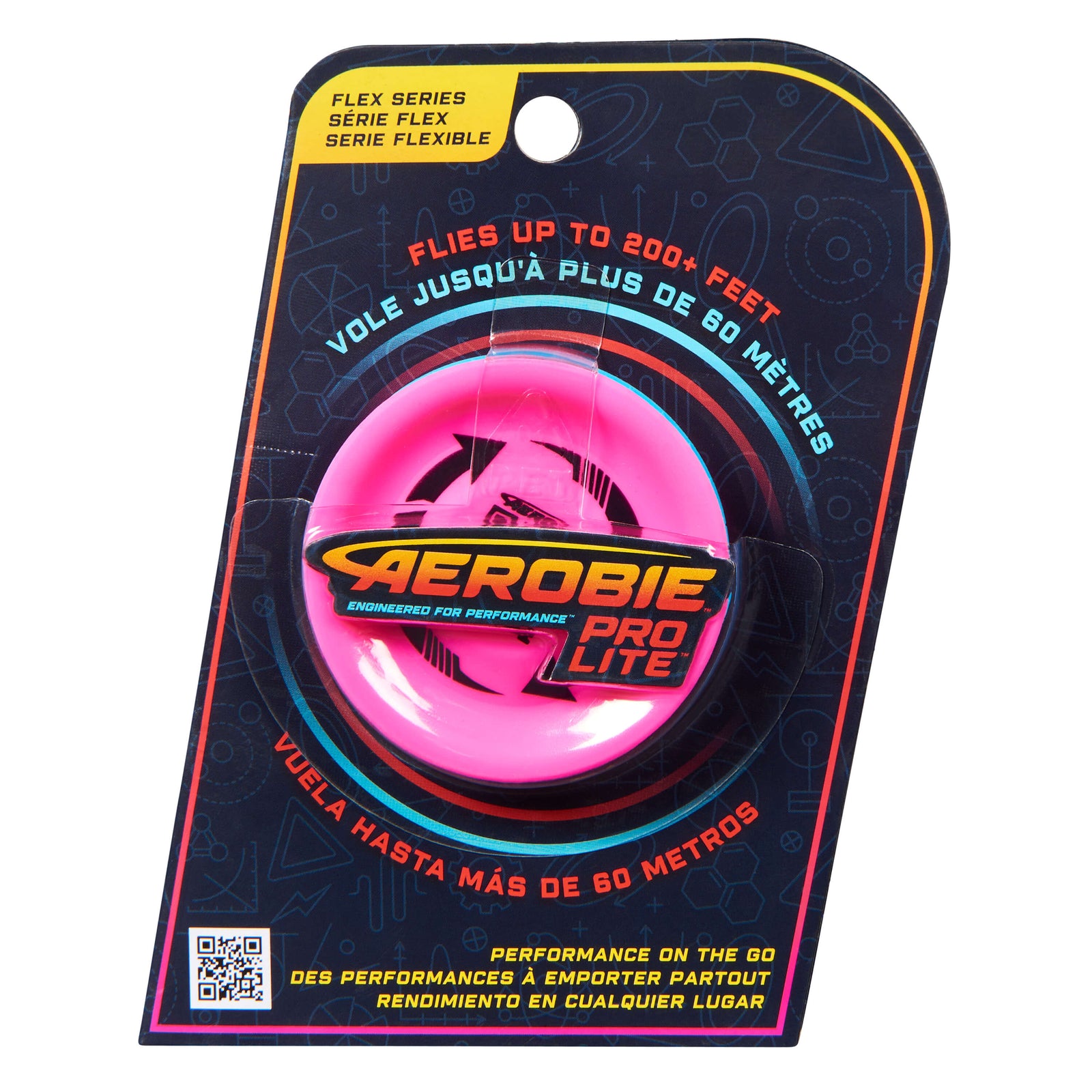 Aerobie Pro Lite Miniature Throwing Disc (Pink and Blue)