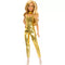 Barbie Fashionistas #222 65th Anniversary Petite with Blonde Wavy Hair and Golden Jumpsuit Fashion Doll