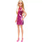 Barbie Fashionistas #230 Metallic Pink Minidress with Heart Cut-Out and Blond Hair Fashion Doll