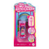Barbie Mini Barbie Land Cutie Reveal packaging with rainbow background, featuring a surprise doll inside a pink costume tube that transforms into playful animal-inspired figures.