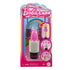 Barbie Mini BarbieLand Fashionistas toy set featuring a lipstick-shaped container with bright pink top that twists open to reveal a 1.5-inch collectible doll inside.