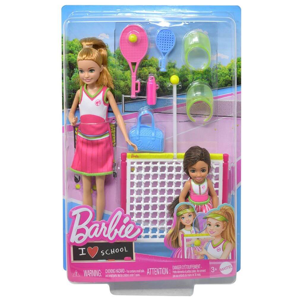 Barbie Stacie & Chelsea Tennis Doll Playset