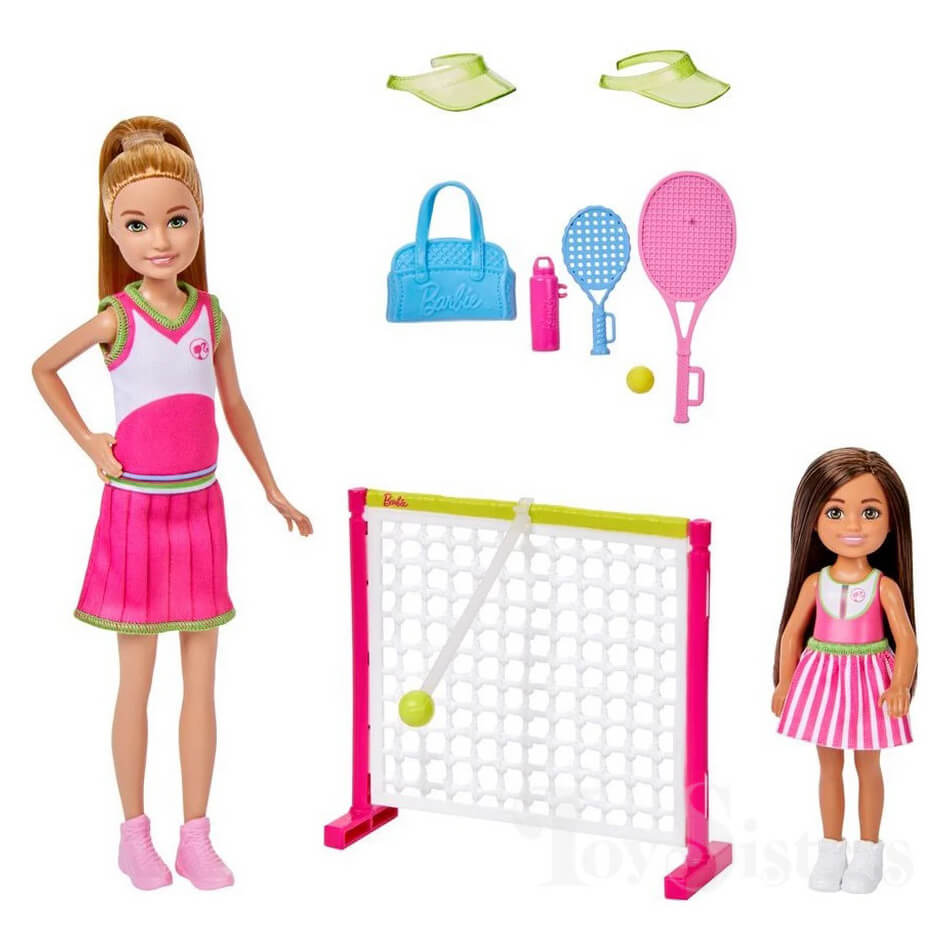 Barbie Stacie & Chelsea Tennis Doll Playset