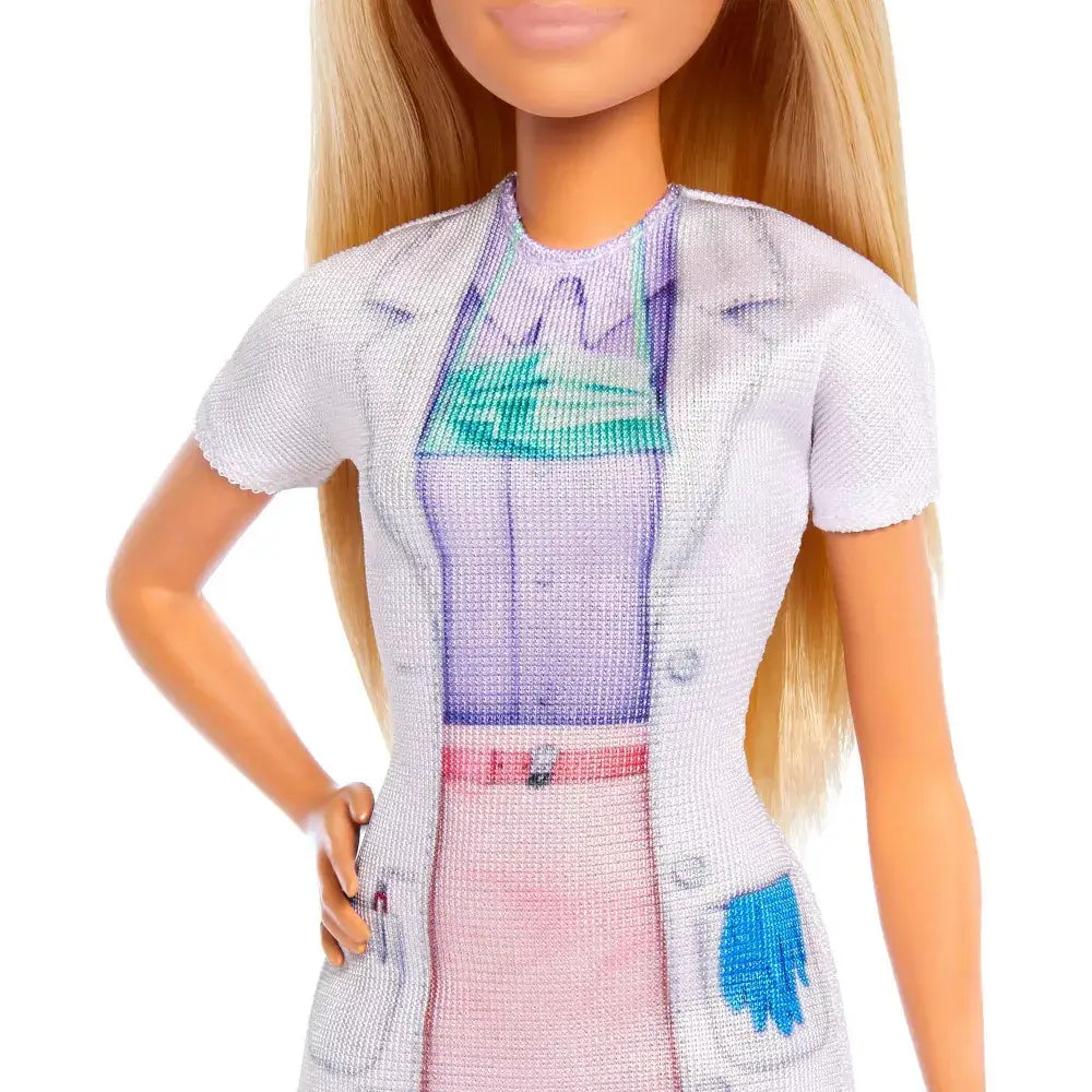 Barbie You Can Be Anything Dentist Doll With Blonde Fashion Doll