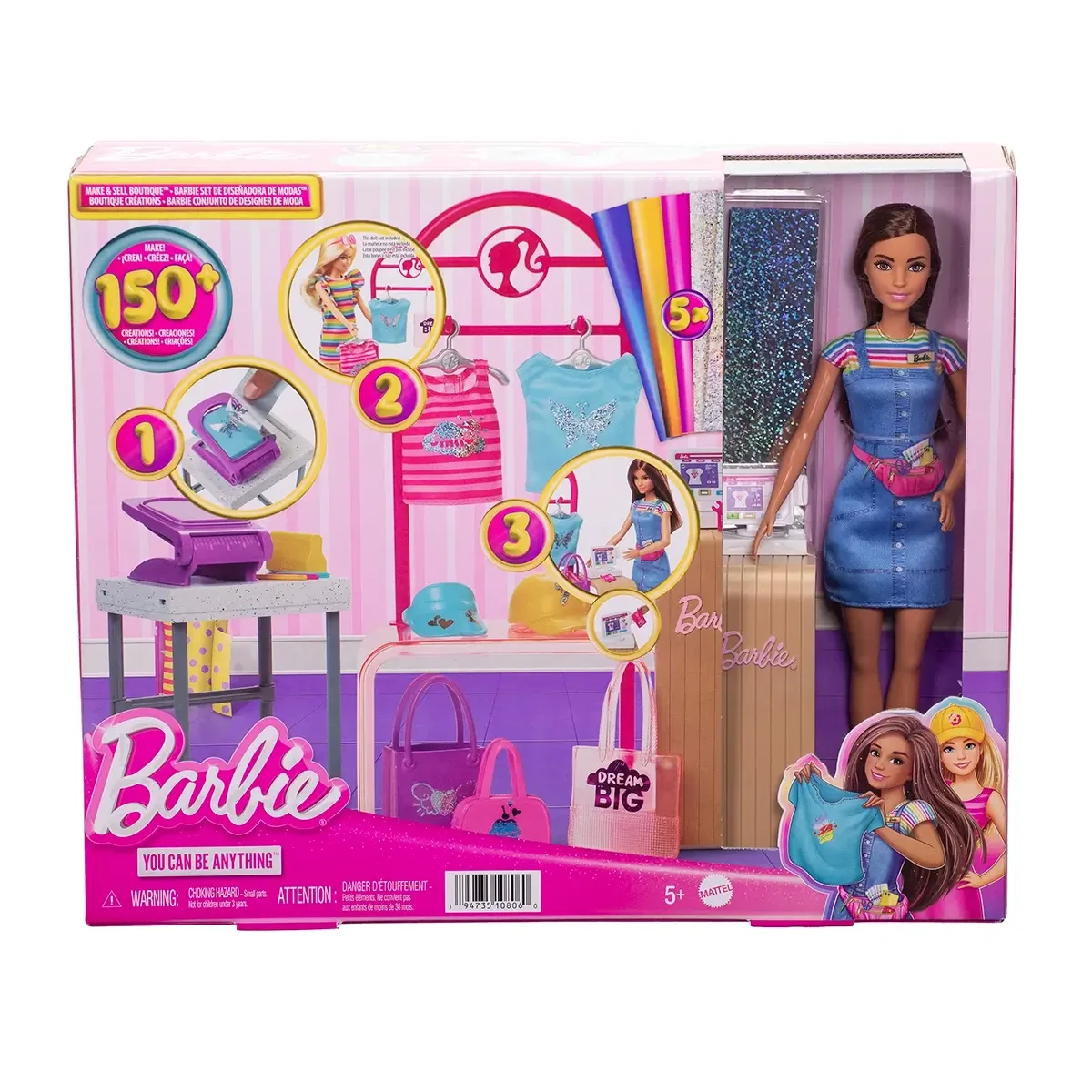 Barbie You Can Be Anything Make and Sell Boutique Playset