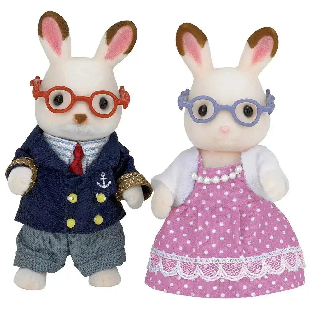 Calico Critters Hopscotch Chocolate Rabbit Grandparents