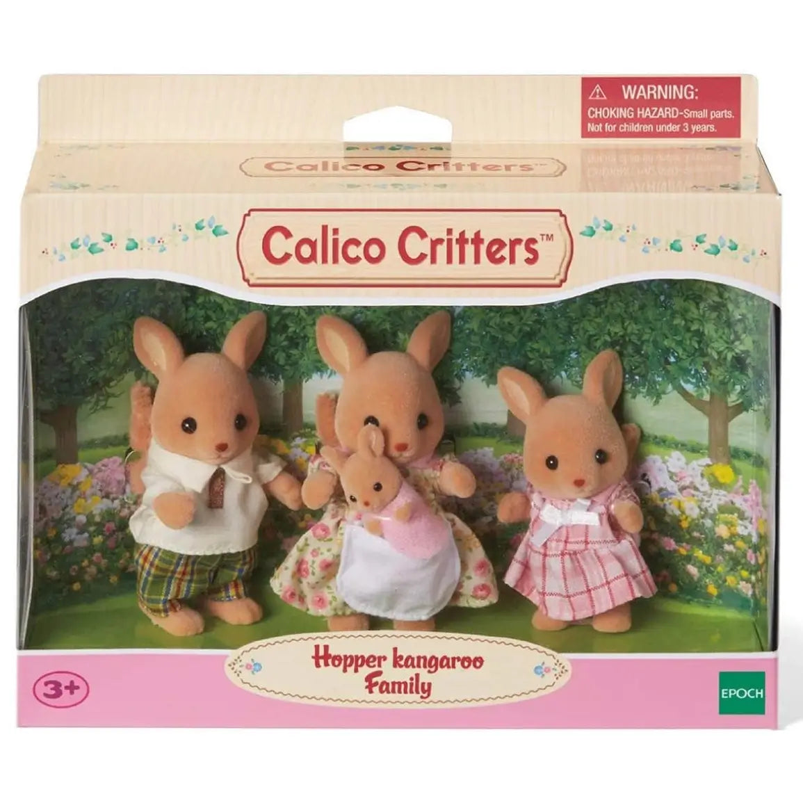 Calico Critters Hopper Kangaroo Family