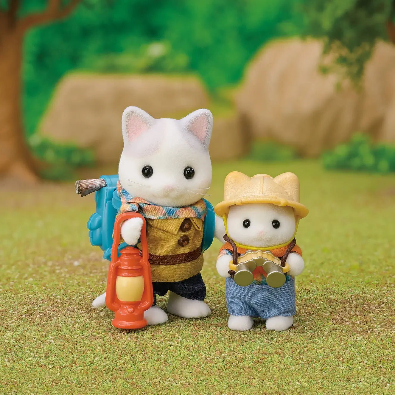 Calico Critters Latte Cat Brother & Baby Exciting Exploration Set