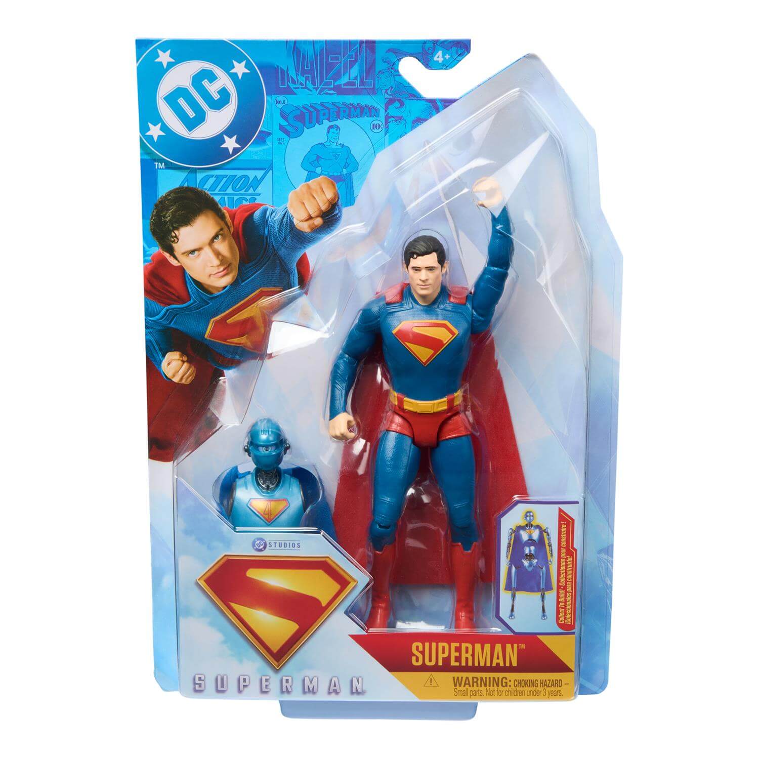 DC Studios Superman Movie Power Up Superman 6-Inch Action Figure
