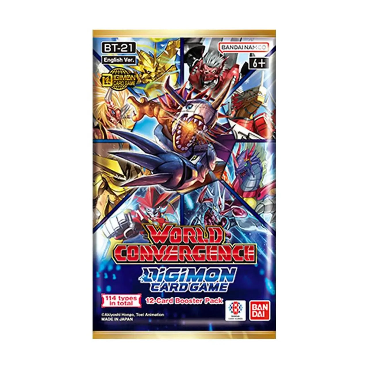 Digimon TCG World Convergence Booster Pack (12 Cards)