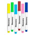 Set of six Discovery Glow Easel markers in yellow, green, blue, red, pink, and dark blue, designed for use with the light-up drawing board to create bright, glowing artwork.