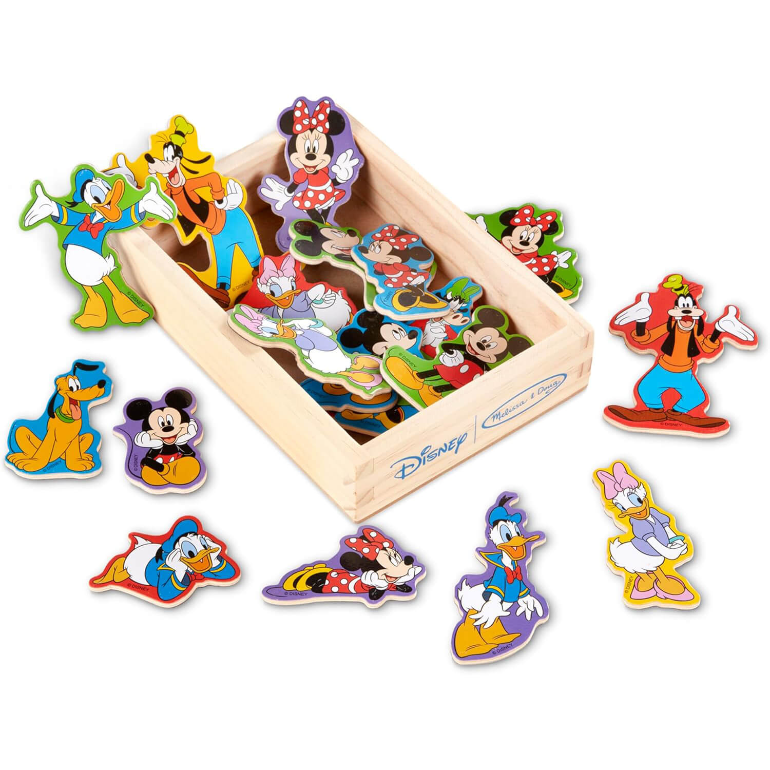 Disney Mickey Mouse Wooden Magnets