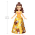 Belle doll from the Disney Princess Friends set shown with measurement line indicating height of 3.55 inches or 9.02 cm.