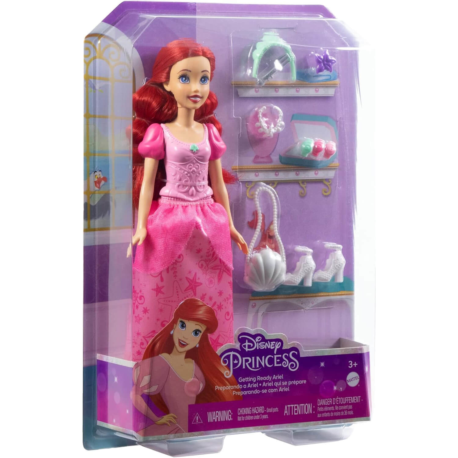 Disney Princess Getting Ready Ariel Fashion Doll Set