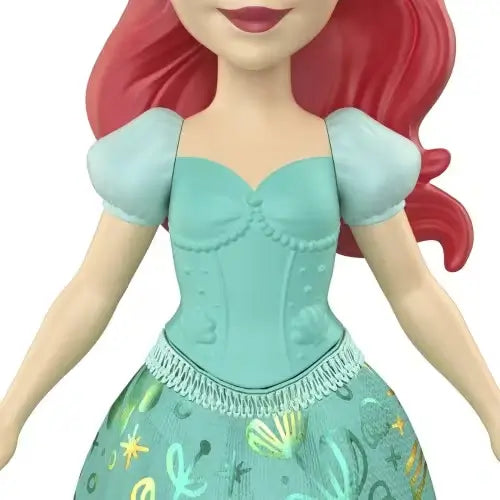 Disney Princess Sparkling Green Dress Ariel 3.5-Inch Doll