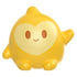Disney Wish Star figure is a small yellow toy with heart-shaped face, smiling expression, rounded body, and playful waving arm, symbolizing magic and friendship from the film.