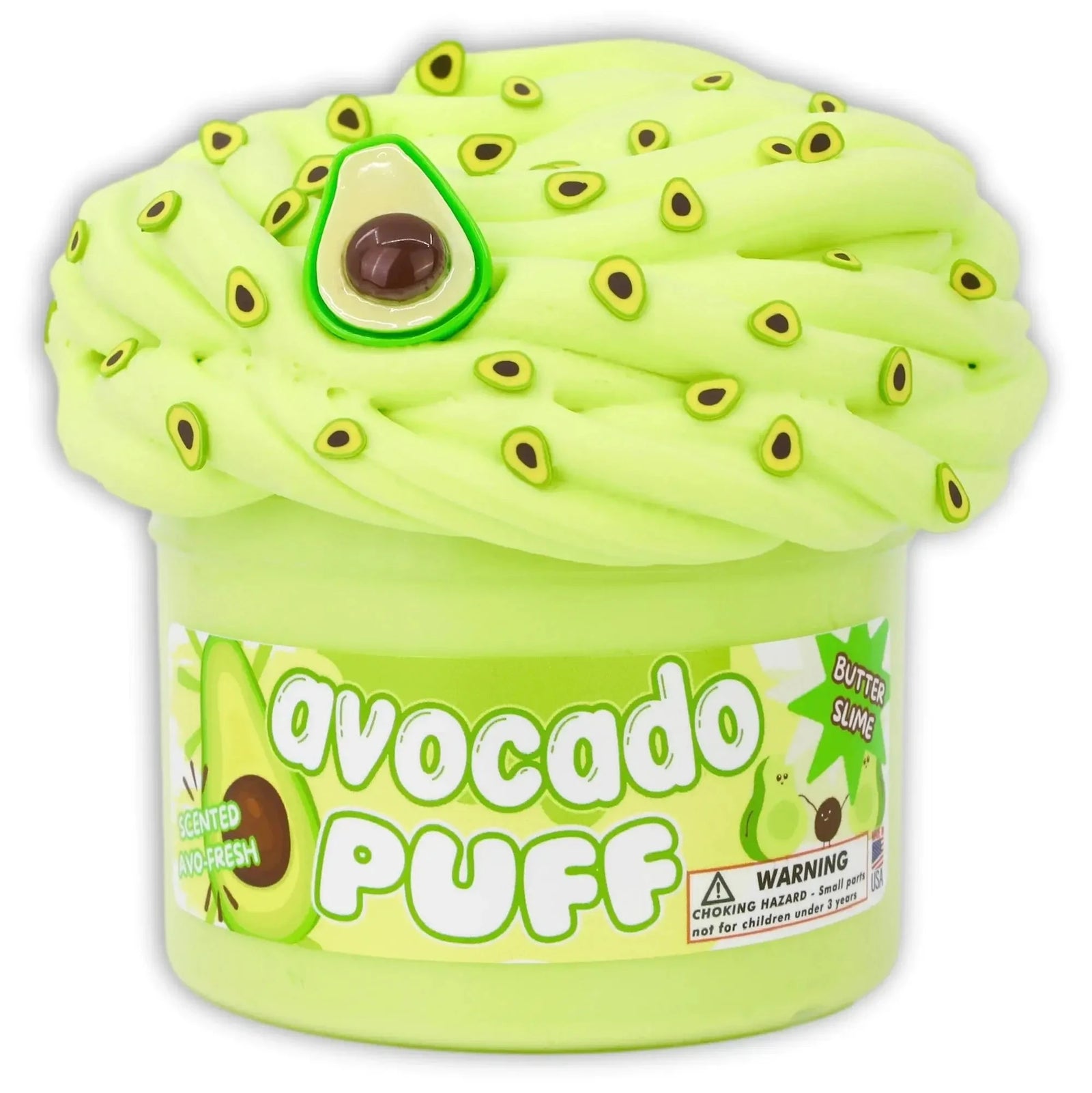 Dope Slimes Avocado Puff Butter Slime