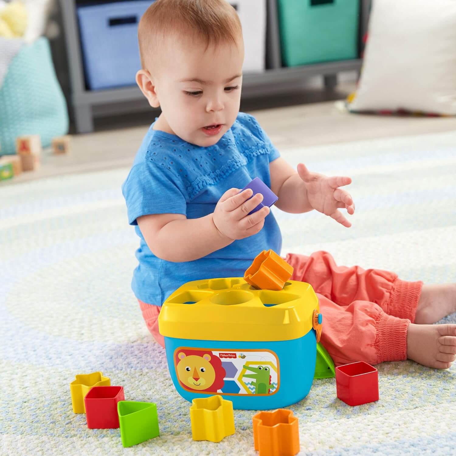 Fisher-Price Baby's First Blocks With Storage Bucket
