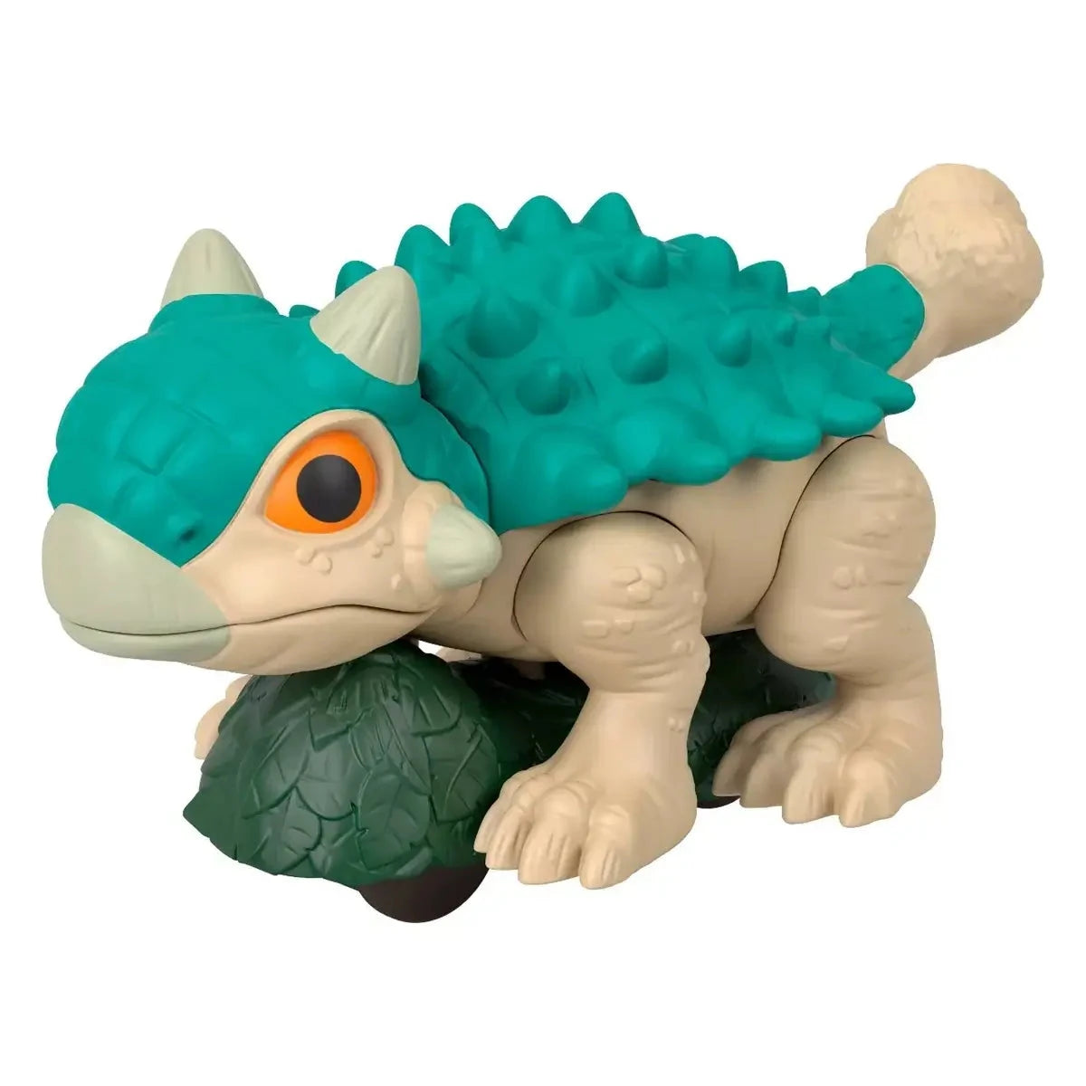 Fisher-Price Imaginext Jurassic World Ankylosaurus Dinosaur Toy With Wheels & Wiggling Motion