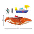 Fisher-Price Imaginext Jurassic World Rebirth Aquachomp Chase Mosasaurus Dinosaur Toy Playset measurements