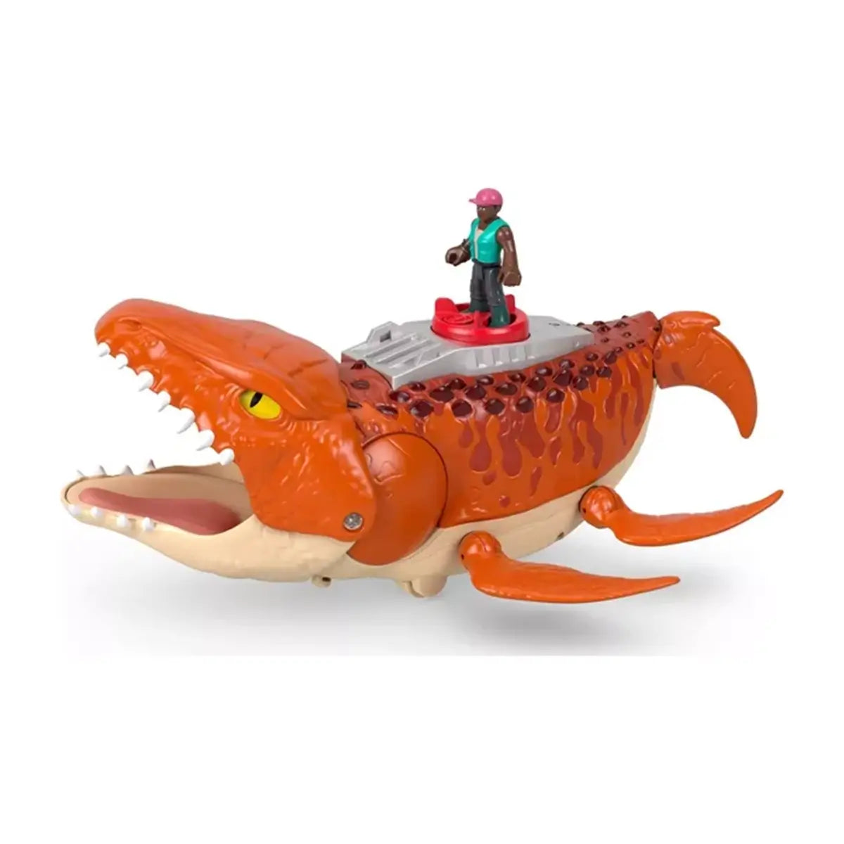 Fisher-Price Imaginext Jurassic World Rebirth Aquachomp Chase Mosasaurus Dinosaur Toy Playset