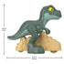 Fisher-Price Imaginext Jurassic World Tyrannosaurus Rex Dinosaur Toy With Wheels & Wiggling Motion measurements