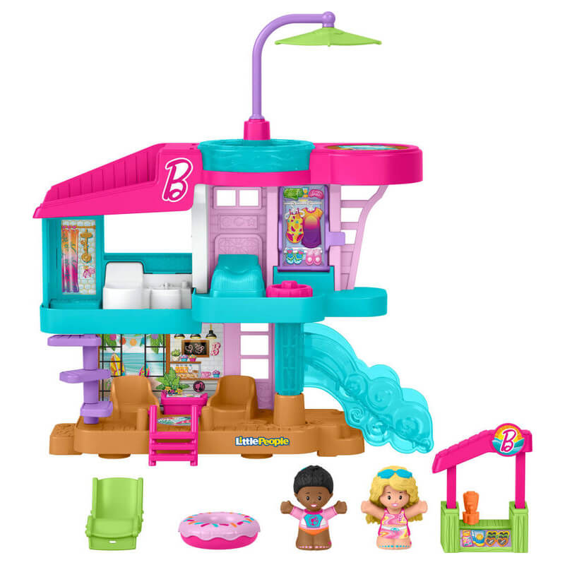 Fisher-Price Little People Barbie Beach House Playset