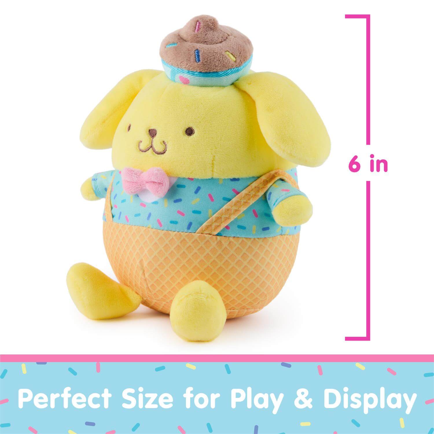 GUND Sanrio Hello Kitty and Friends Pompompurin Ice Cream 6-Inch Plush