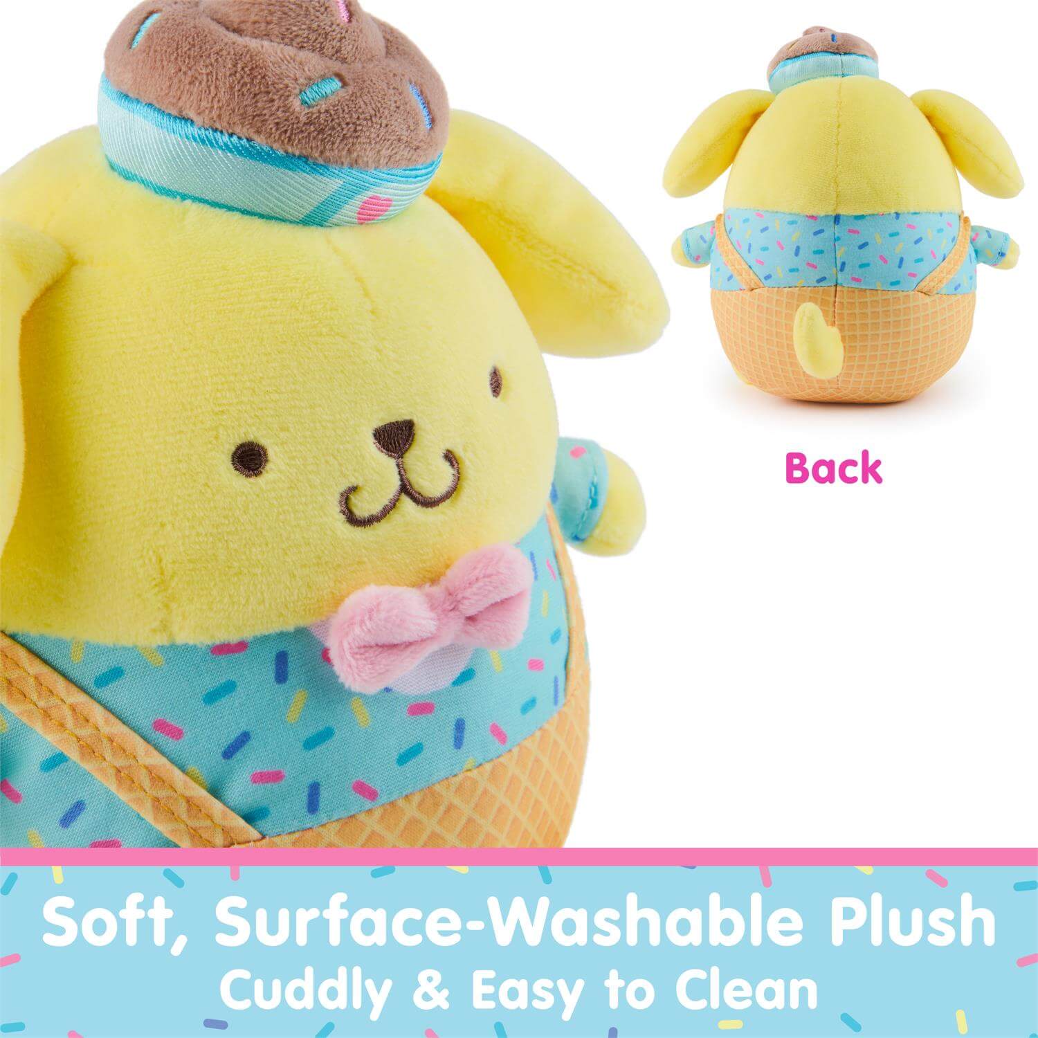 GUND Sanrio Hello Kitty and Friends Pompompurin Ice Cream 6-Inch Plush