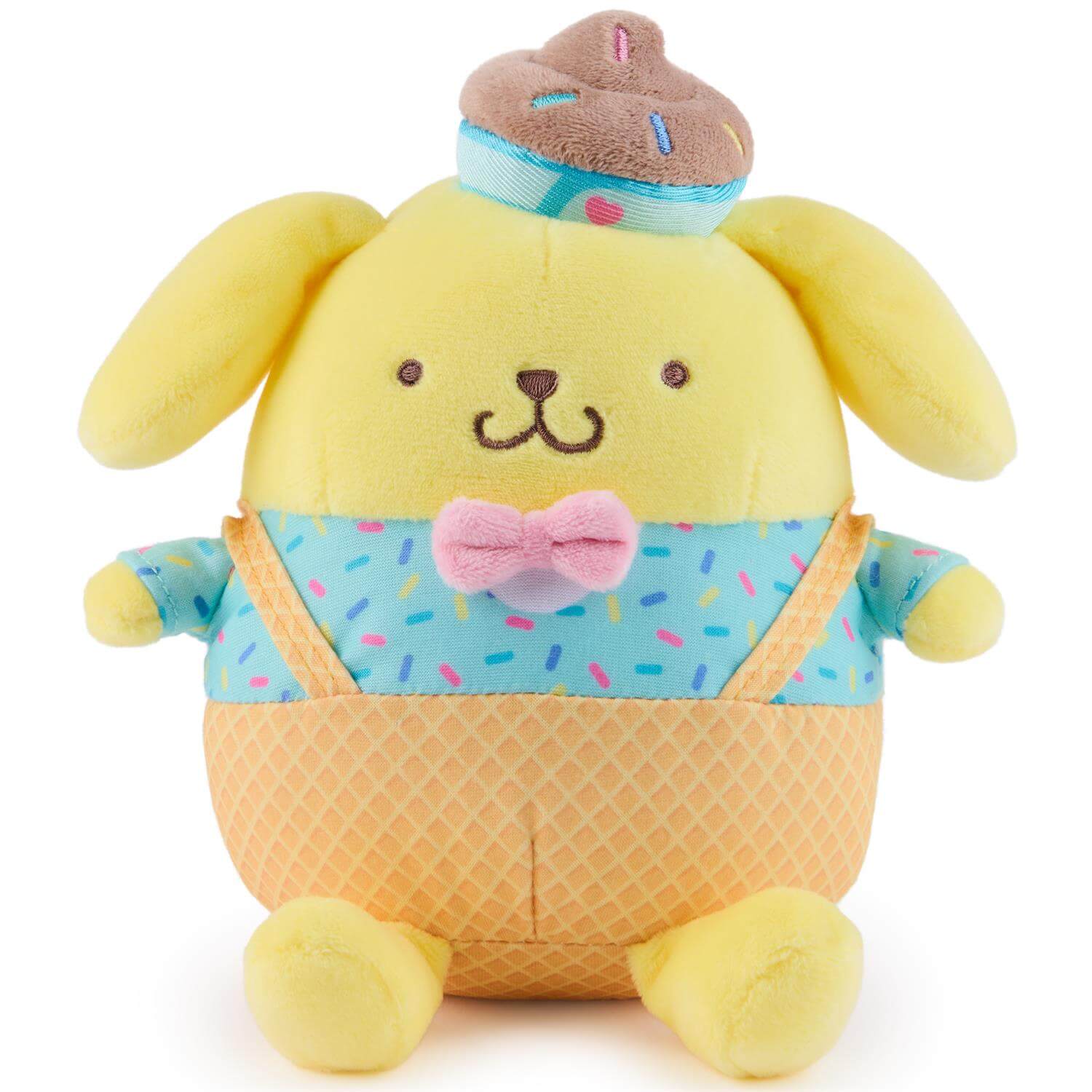 GUND Sanrio Hello Kitty and Friends Pompompurin Ice Cream 6-Inch Plush