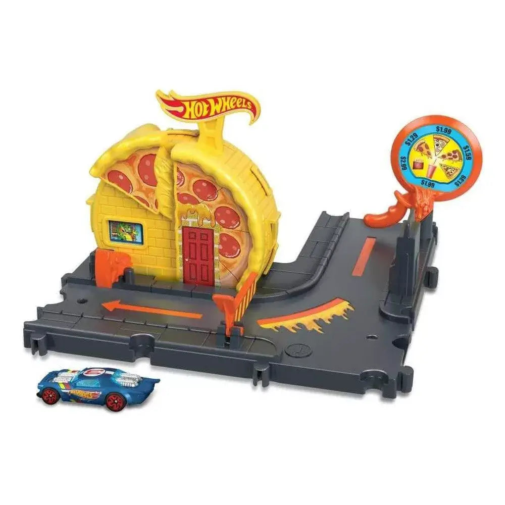 Hot Wheels City Explorer Speedy Pizza Pick-Up Set