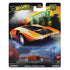 Packaged Hot Wheels Premium Lancia Stratos Zero die-cast car in 1:64 scale, orange body with futuristic design, from the Car Culture series Hammer Drop.