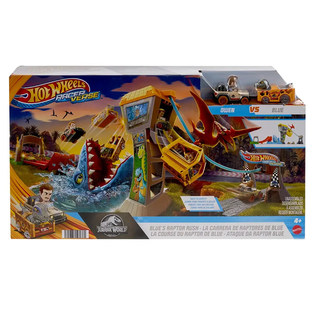 Hot Wheels Racer Verse Owen vs Blue Racetrack Set