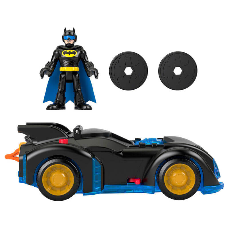 Imaginext DC Super Friends Shake & Spin Batmobile And Batman Figure Set
