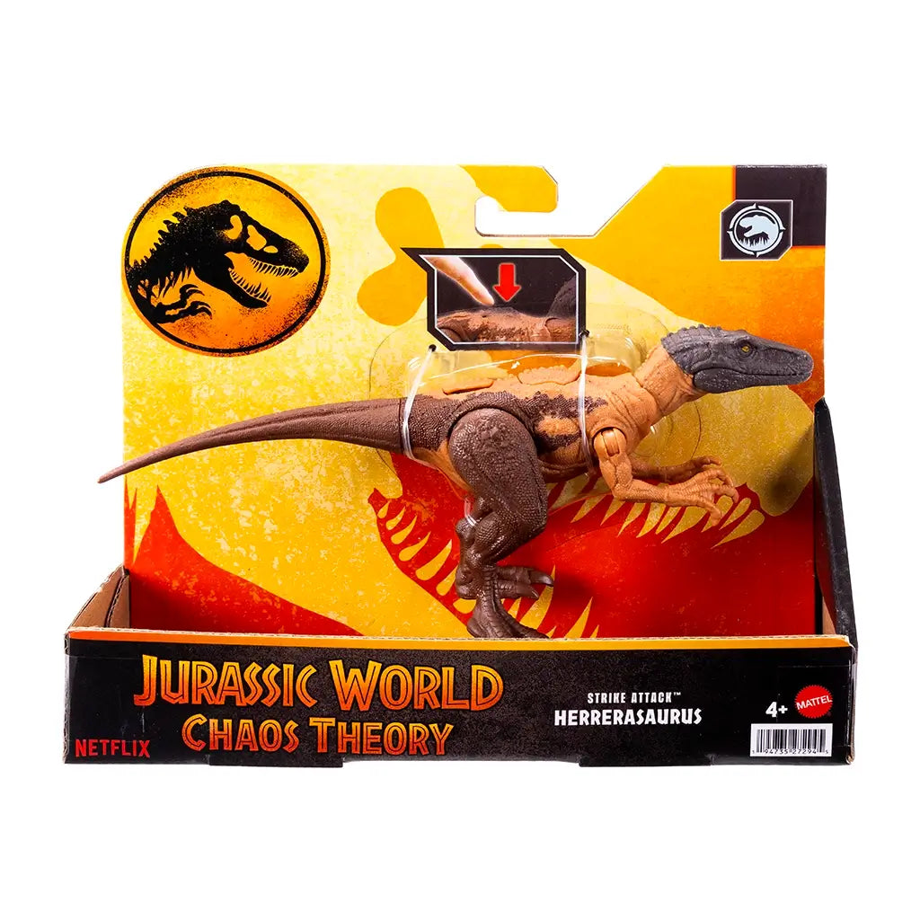 Jurassic World Chaos Theory Strike Attack Herrerasaurus Dinosaur Figure