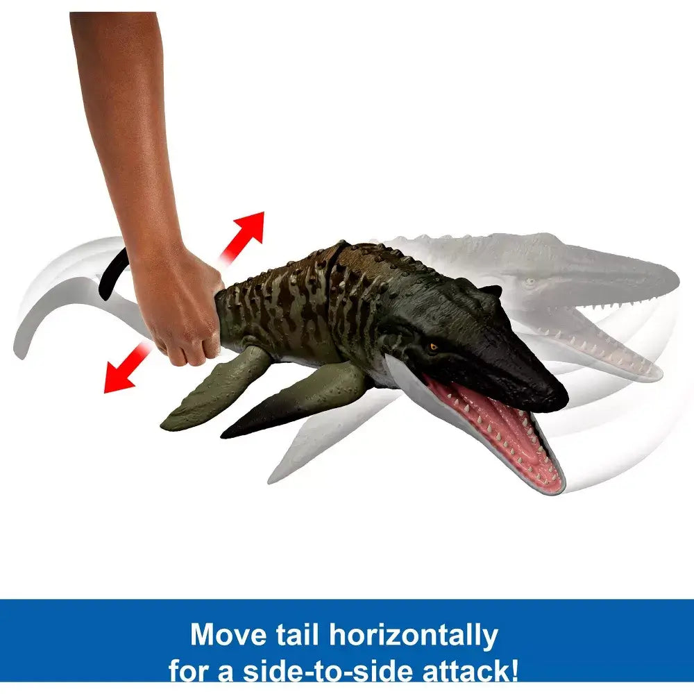 Jurassic World Rebirth Bite N Blast Mosasaurus Action Figure