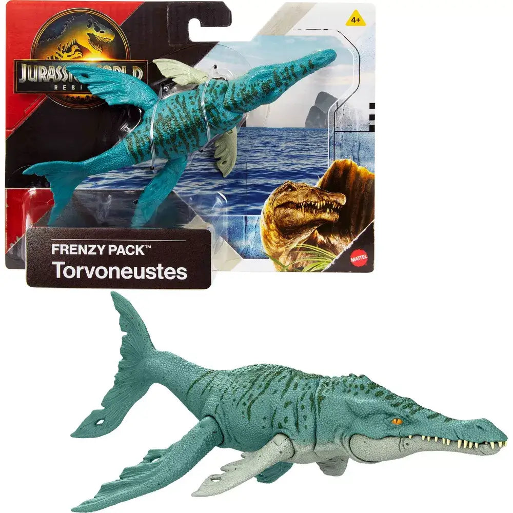 Jurassic World Rebirth Frenzy Pack Torvoneustes 6-Inch Dinosaur Figure