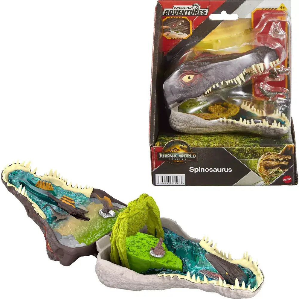 Jurassic World Rebirth Micro Adventure Spinosaurus Head Playset