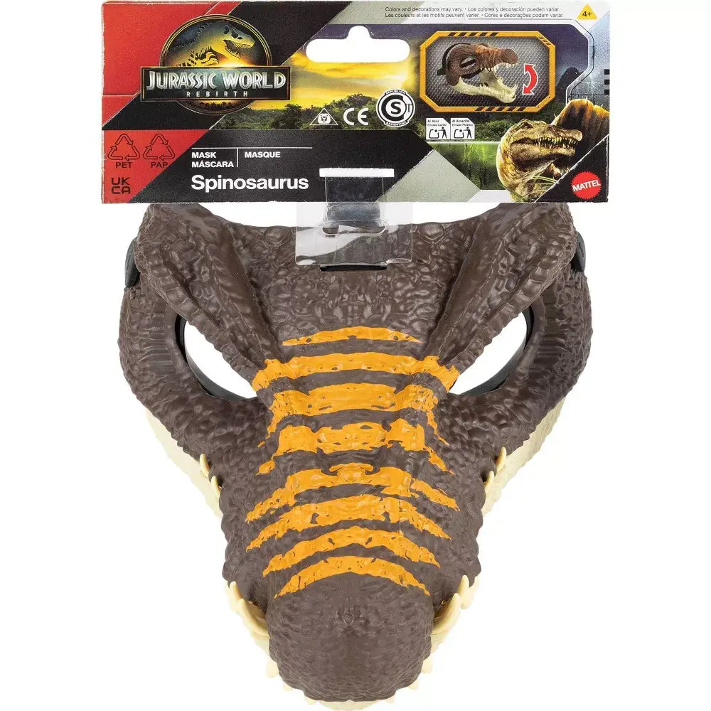 Jurassic World Rebirth Spinosaurus Dinosaur Mask