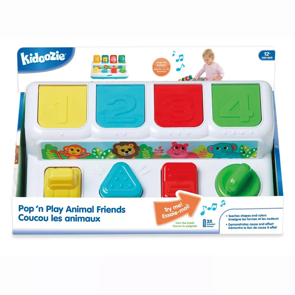 Kidoozie Pop 'n Play Animal Friends