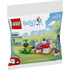 LEGO Bluey 30687 “Bluey Tea Party” package front featuring Bluey enjoying a colorful tea party scene with cupcakes, teapots, and flowers, designed for ages 4 and up with 33 pieces.